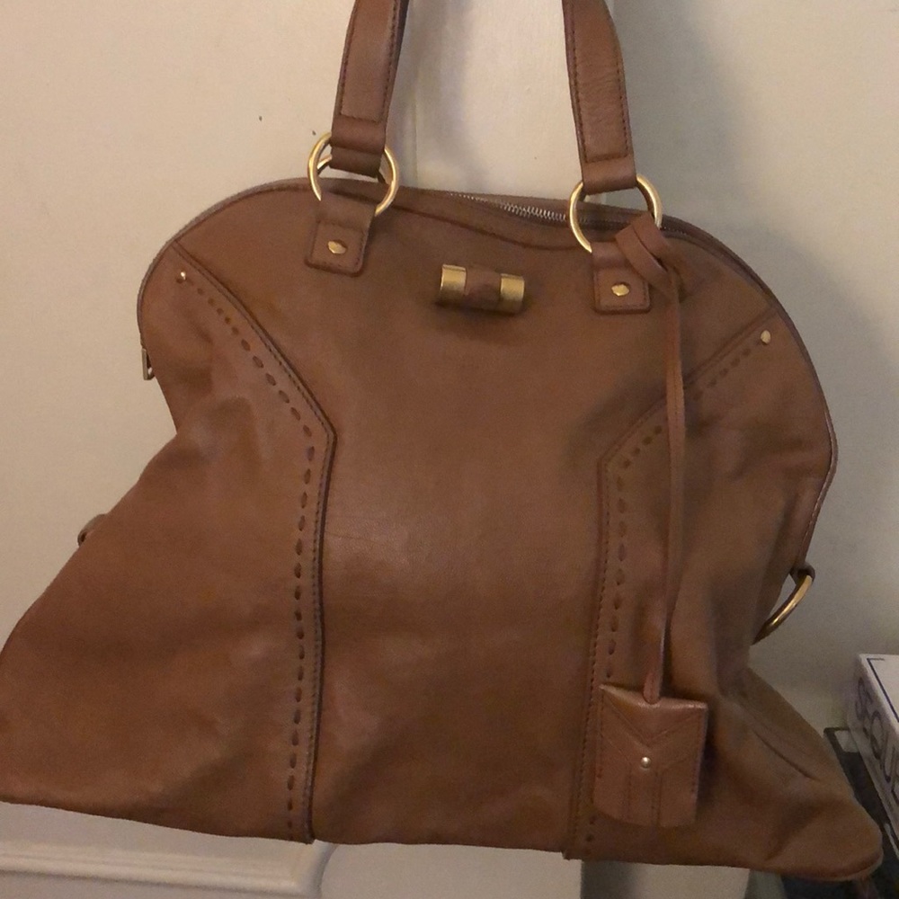 YSL Muse large leather shoulder bag